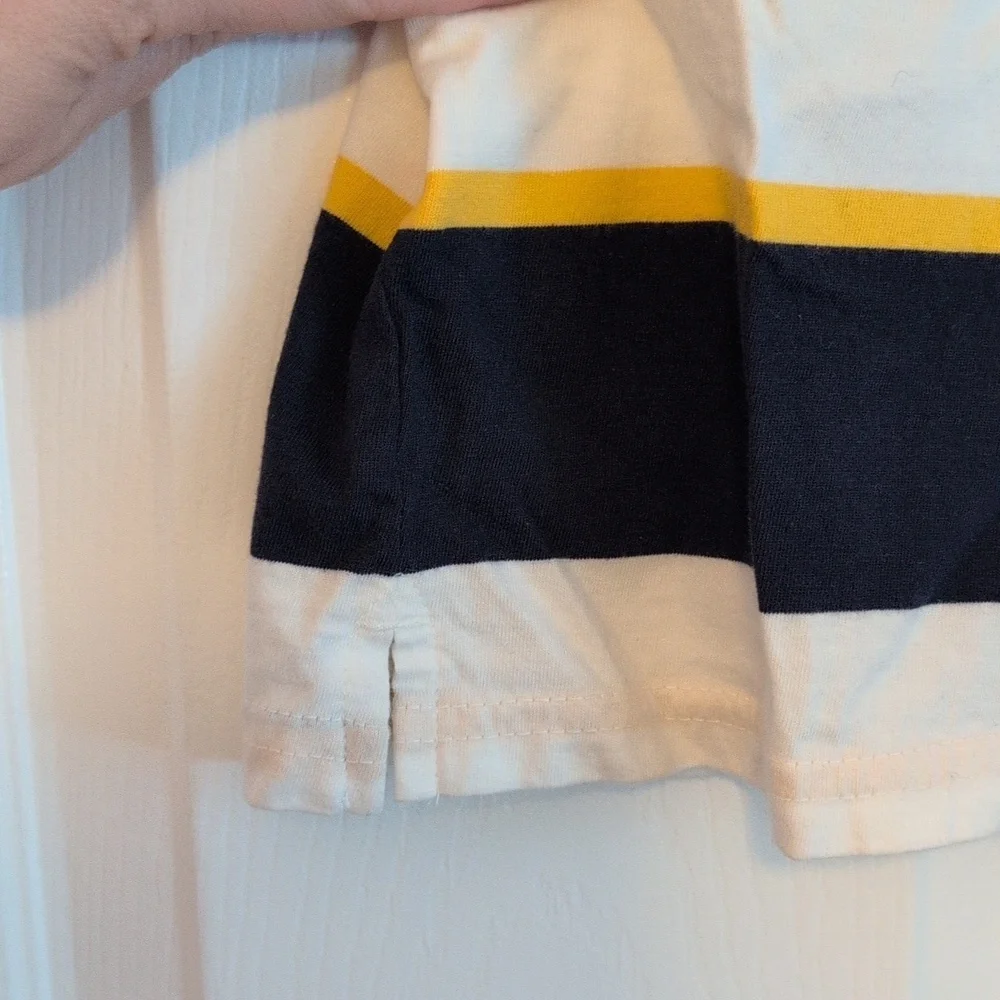 Carter's Kids Polo with Navy and Yellow Stripes